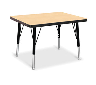 Berries Rectangle Student Desk - E-height