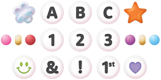 Friendship Beads Circle Letters