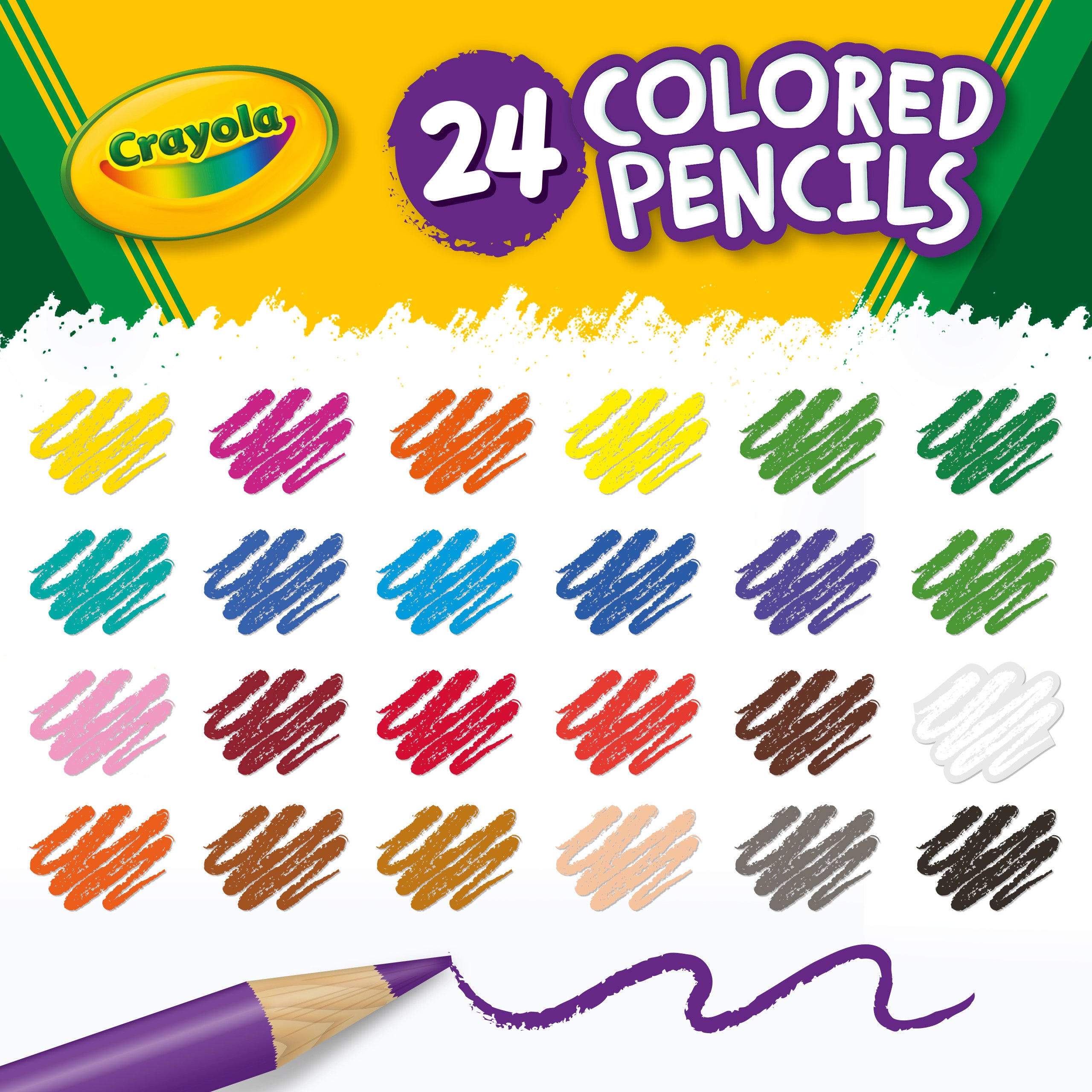 Colored Colored Pencil Crayola Color List Pencil Crayons Crayola Crayola