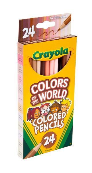Crayola® Colors of the World Skin Tone Colored Pencils, 24 Count
