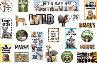 Go Wild Animals Mini Bulletin Board