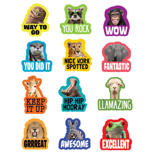 Go Wild Animals Stickers