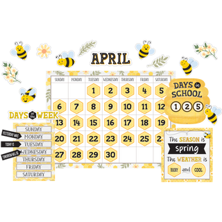 Buzzing Bees Calendar Bulletin Board Set