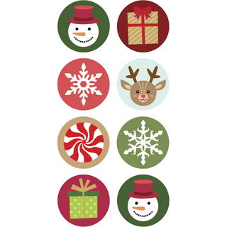 Winter Holiday Mini Stickers