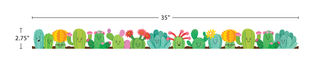 Happy Cactus Crew Die-Cut Border Trim