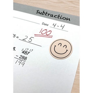 Calming Colors Smiley Faces Stickers