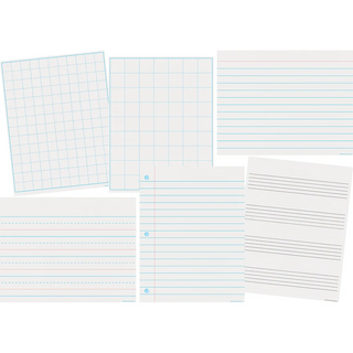Paper & Grids Write-On/Wipe-Off Chart Set