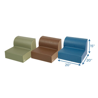 Loungers – Set of 3 – Woodland 2-Tone