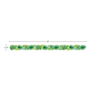 Tropical Leaves Die-Cut Border Trim