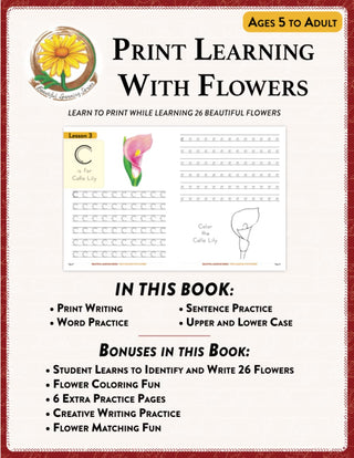 Print Learning With Flowers