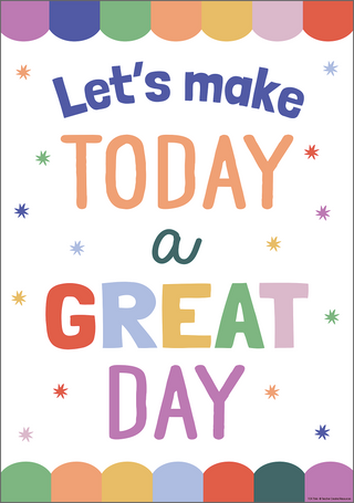 LetÕs Make Today a Great Day Positive Poster
