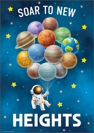 Soar to New Heights Positive Poster