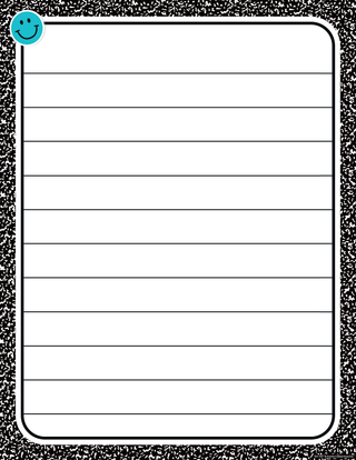 Cool for School Composition Lined Chart