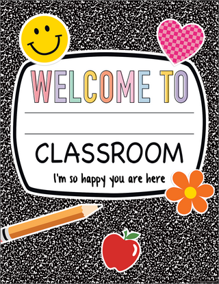 Cool for School Composition Welcome Chart