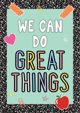 We Can Do Great Things Positive Poster