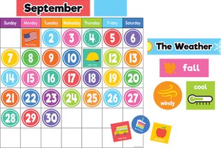 Colorful Magnetic Calendar Set