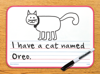 Double-Sided Show and Tell Early Writing Magnetic Dry-Erase Boards (Pack of 5)