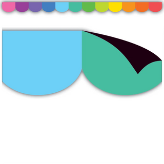 Colorful Scalloped Magnetic Border