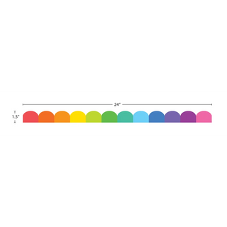 Colorful Scalloped Magnetic Border