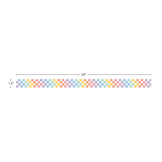 Cool for School Checkers Magnetic Border