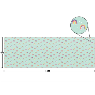 Oh Happy Day Rainbows Better Than Paper® Bulletin Board Roll — roll dimensions