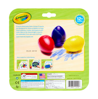 My First Crayola® Washable Palm-Grasp Crayons, Pack of 3(D)