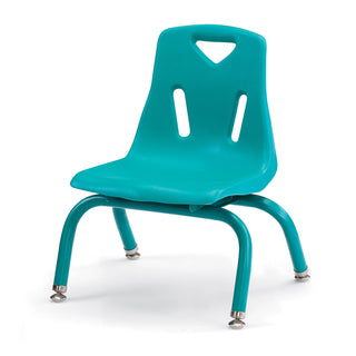 Berries Stacking Chair - Powder-Coated Legs - Teal