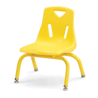 Berries Stacking Chair - Powder-Coated Legs - Yellow