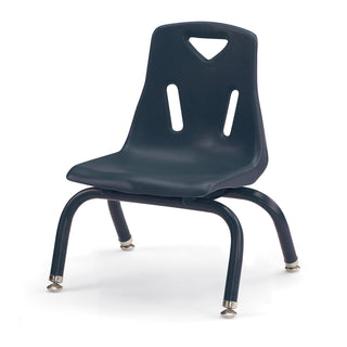 Berries Stacking Chair - Powder-Coated Legs - Navy