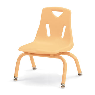 Berries Stacking Chair - Powder-Coated Legs - Camel