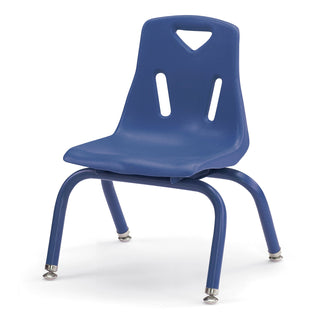 Berries Stacking Chair - Powder-Coated Legs - Blue