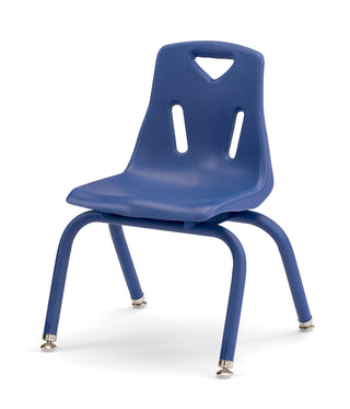 Berries Stacking Chair - Powder-Coated Legs - Blue