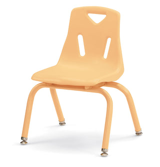 Berries Stacking Chair - Powder-Coated Legs - Camel