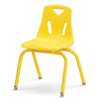 Berries Stacking Chair - Powder-Coated Legs - Yellow