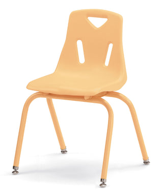 Berries Stacking Chair - Powder-Coated Legs - Camel