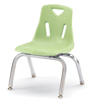 Berries Stacking Chair - Chrome-Plated Legs - Key Lime