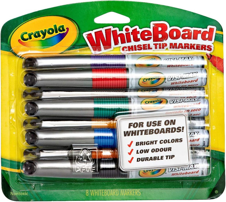  Crayola Take Note Chisel Tip Dry Erase Markers, Kids