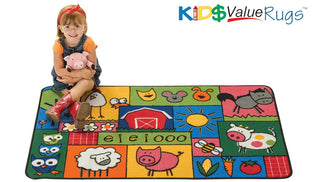 Old MacDonald Farm Value Rug 3' x 4'6"