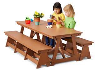 EverPlay™ Large Outdoor Table and Bench Set
