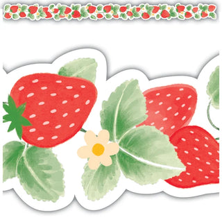 Strawberry Patch Die-Cut Border Trim