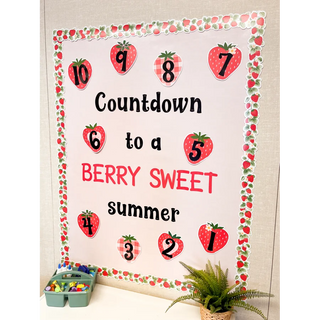 Strawberry Patch Die-Cut Border Trim