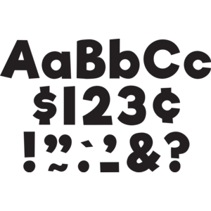 4" Everyday Letters Combo Pack