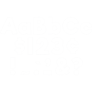 4" Everyday Letters Combo Pack