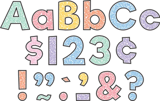 Colorful Composition 4" Everyday Letters Combo Pack