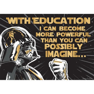 Star Wars™ The Power of Education Poster 13"x19"