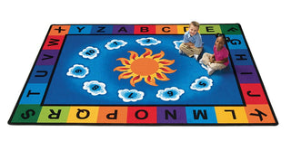 Sunny Day Learn & Play Rug Primary Colors 8'4" x 11'8" Rectangle