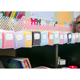 Cool for School Composition Books Die-Cut Border Trim
