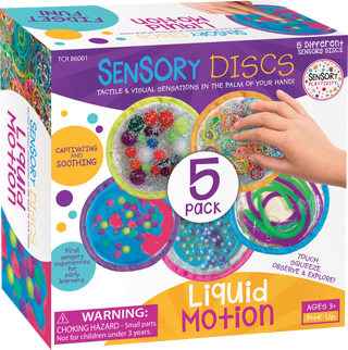 Sensory Playtivityª Sensory Discs: Liquid Motion (Set of 5)