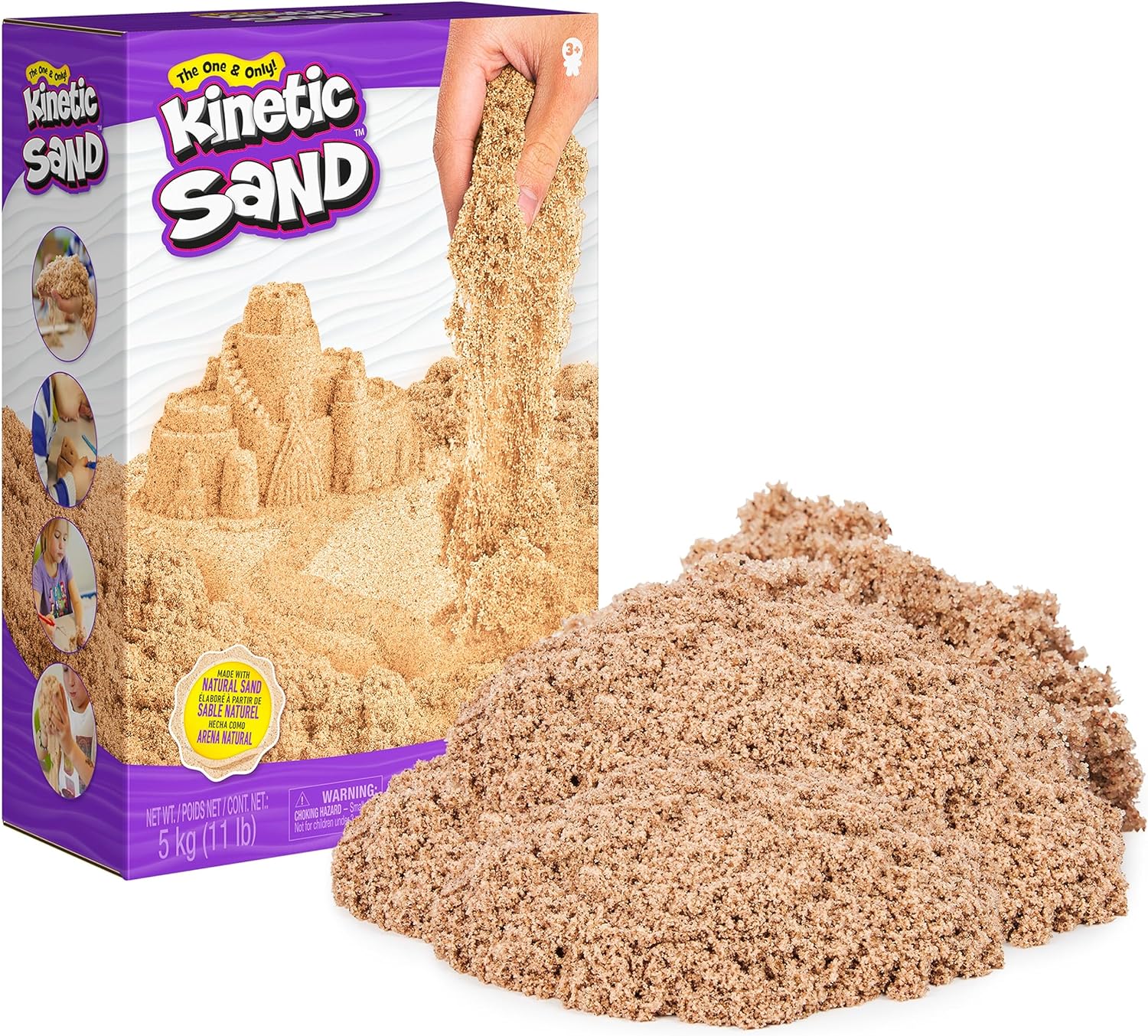 Kinetic Sand Kinetic Sand Sandbox Set 1lb (454g) -Green Mighty
