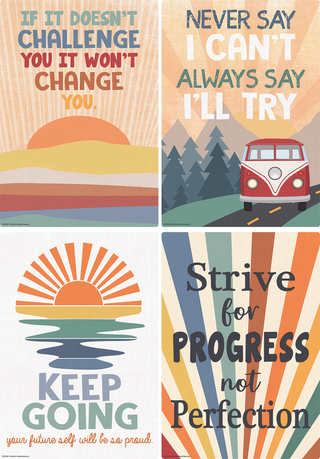 Moving Mountains Road Trip Positive Sayings Small Poster Pack